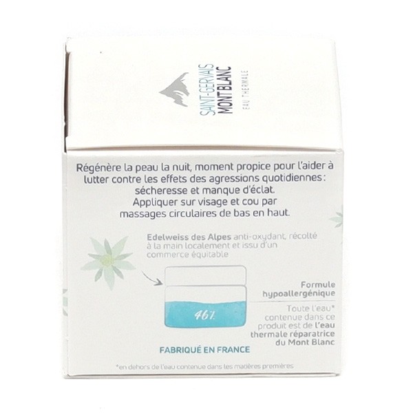 Saint-Gervais Mont Blanc Crème de nuit régénérante