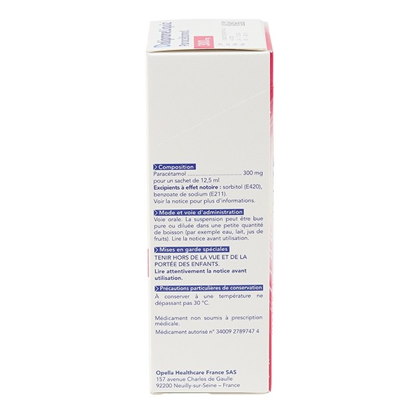 Doliprane Liquiz 300 mg sticks sans sucre