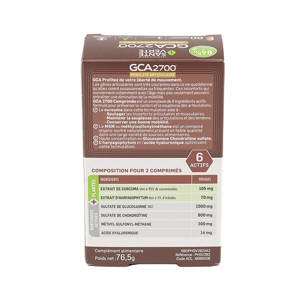 Santé Verte GCA 2700 comprimés
