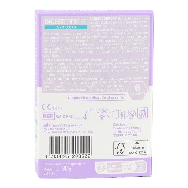 Santé Verte DigestConfort Antiacid comprimés
