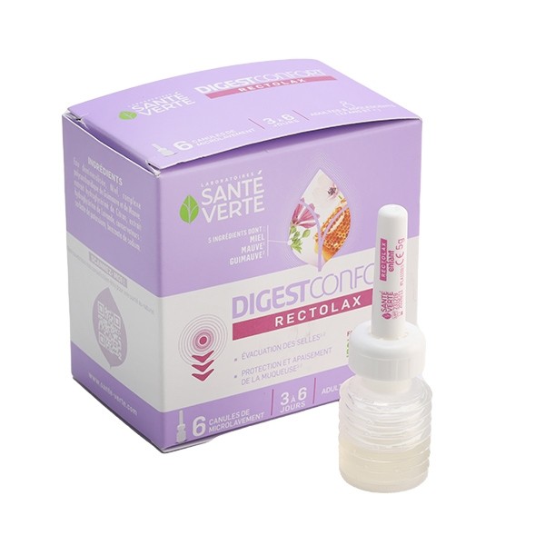 Santé Verte DigestConfort Rectolax lavement constipation