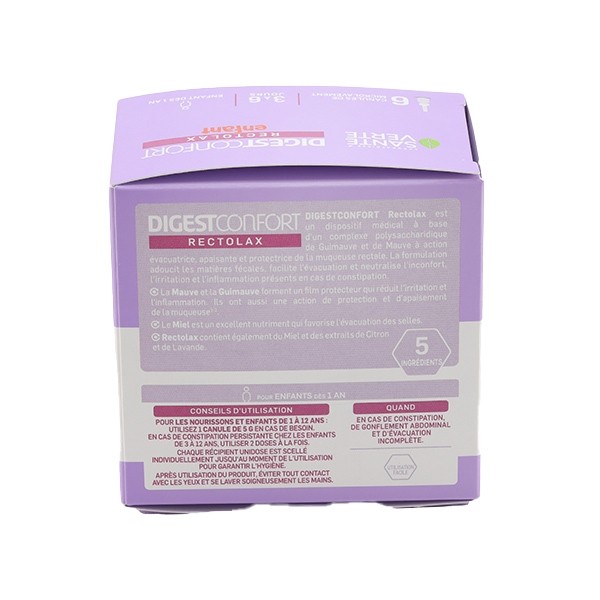 Santé Verte DigestConfort Rectolax Enfant lavement constipation