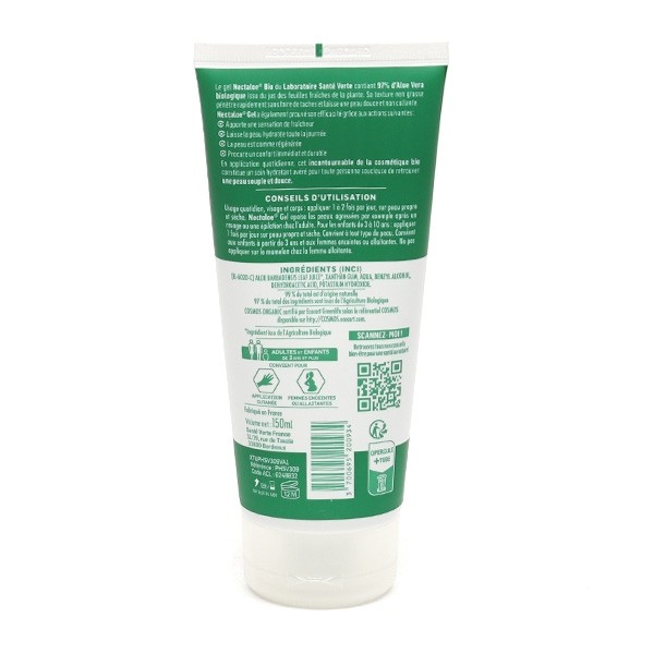 Santé Verte Nectaloe gel aloe vera Bio