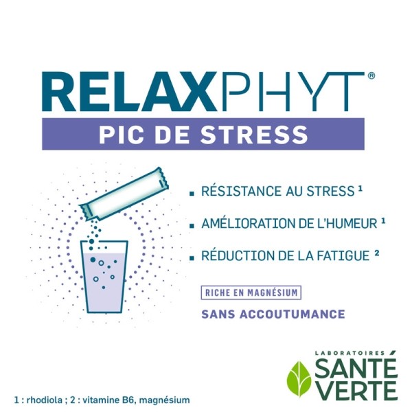 Santé Verte Relaxphyt pic de stress sticks