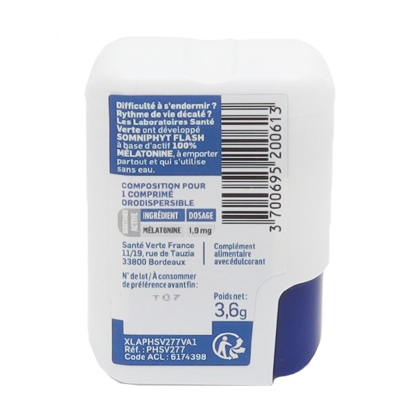 Somniphyt Flash1,9 mg mélatonine comprimés