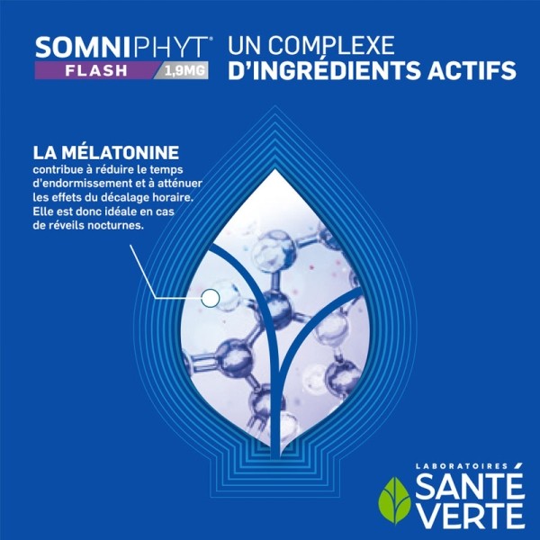 Somniphyt Flash1,9 mg mélatonine comprimés