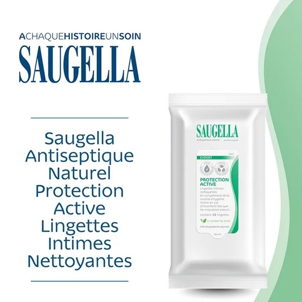 Saugella Lingettes intimes nettoyantes