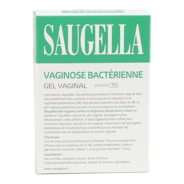 Saugella Vaginose bactérienne Gel vaginal unidoses