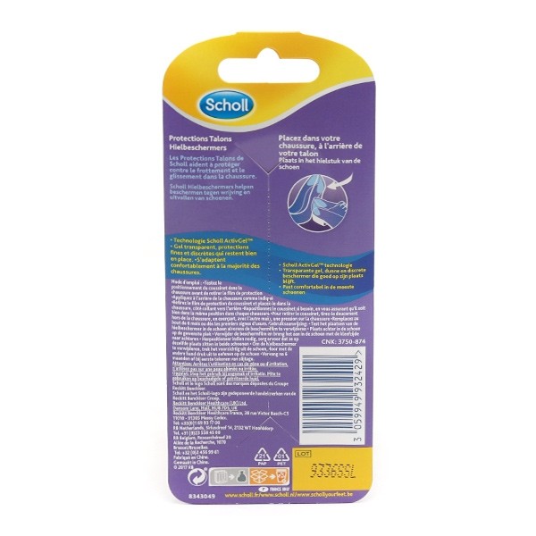 Scholl ActivGel protection talon chaussure