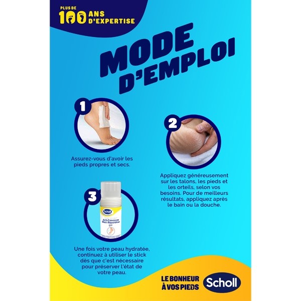 Scholl Anti Crevasses Stick Réparateur U+