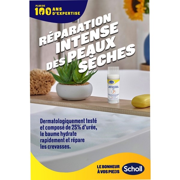 Scholl Anti Crevasses Stick Réparateur U+