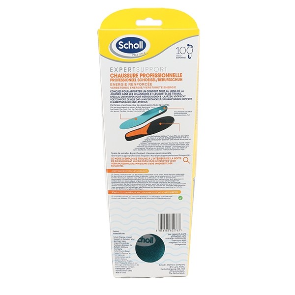 Semelle Scholl Professionnel GelWave 1 paire