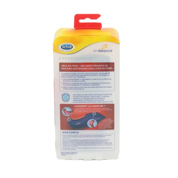 Scholl Semelle anti douleur Genou et talon 1 paire