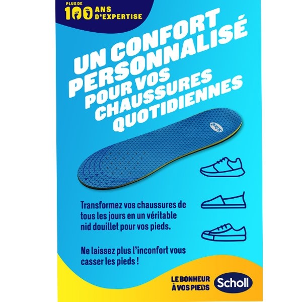 Scholl semelles pour Chaussures casual décontractées 1 paire