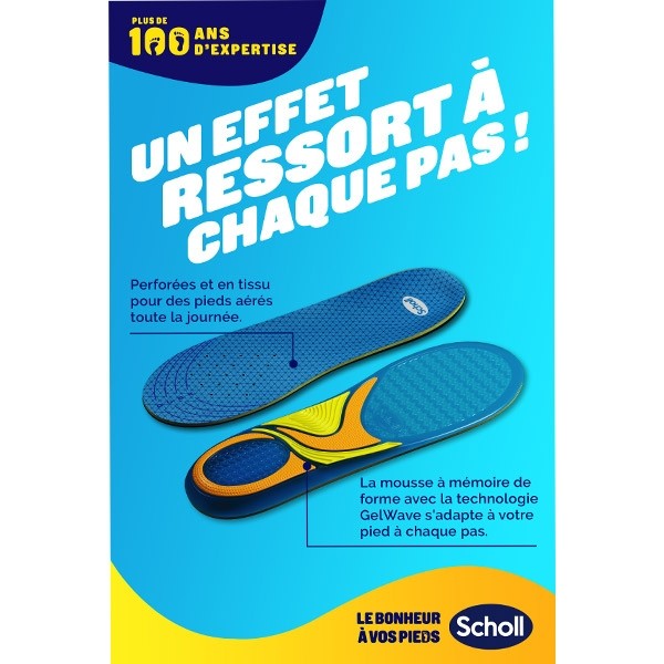 Scholl semelles pour Chaussures casual décontractées 1 paire