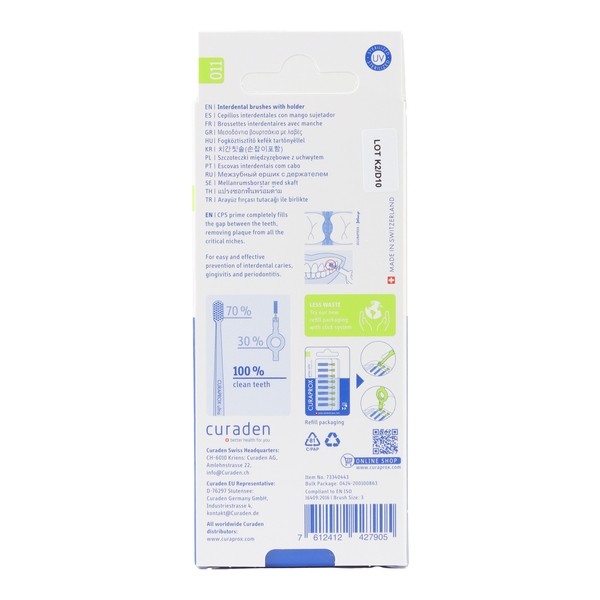 Curaprox Brossettes interdentaires Prime Start