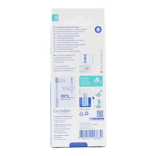 Curaprox Brossettes interdentaires Prime Start