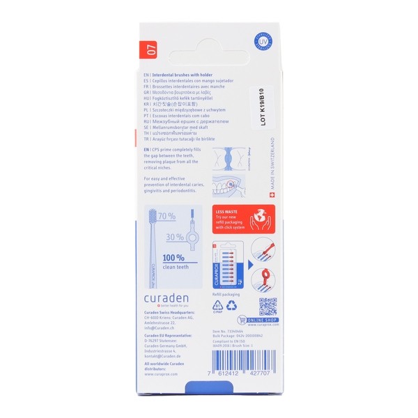 Curaprox Brossettes interdentaires Prime Start