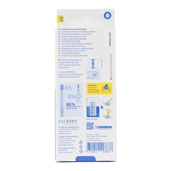 Curaprox Brossettes interdentaires Prime Start