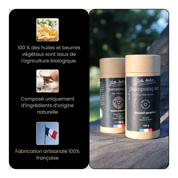 Bella Bestia Shampoing sec Chien et Chat