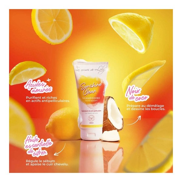 Les secrets de Loly Sunshine clean shampooing dermo apaisant