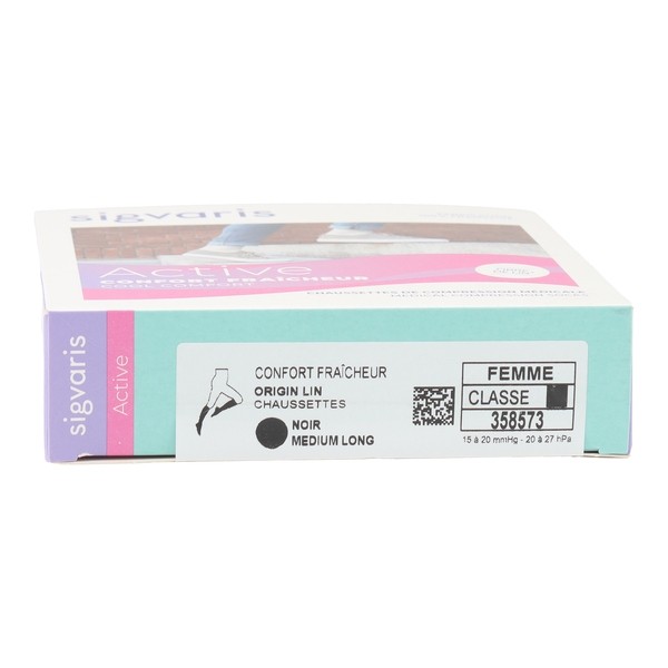 Sigvaris Active Confort fraîcheur Chaussettes de contention Femme Classe 2