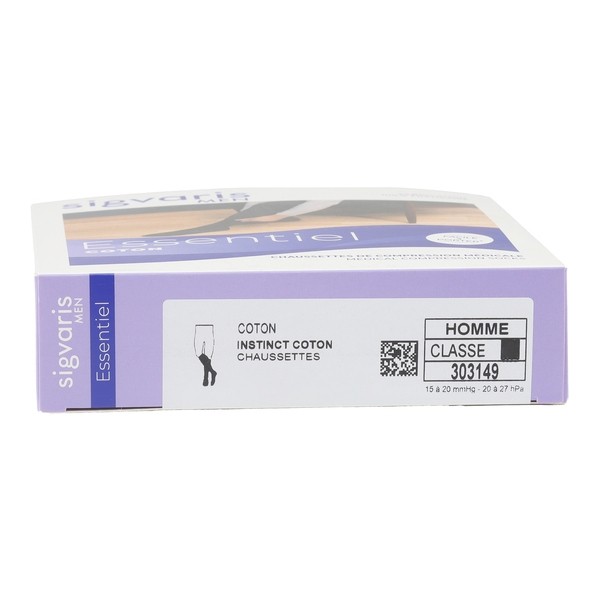 Sigvaris Essentiel Coton Chaussettes de Contention Homme Classe 2