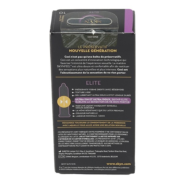 Manix Skyn Elite préservatifs sans latex