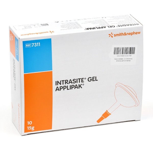 Intrasite gel Applipak unidoses