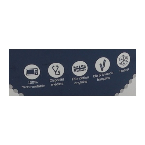 Bandeau bouillotte sèche velours Hot Pak