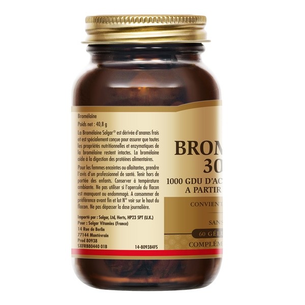 Solgar Bromelaïne 300 mg gélules