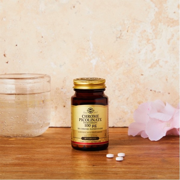 Solgar Chrome Picolinate 100 µg comprimés