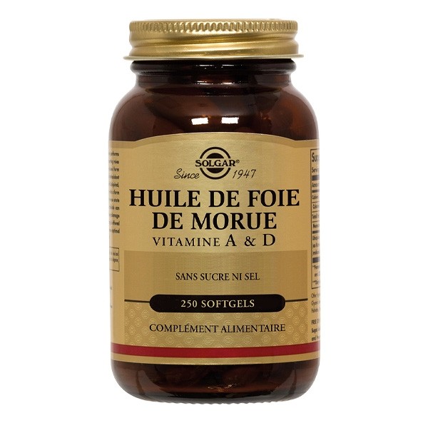 Solgar Huile de Foie de Morue capsules