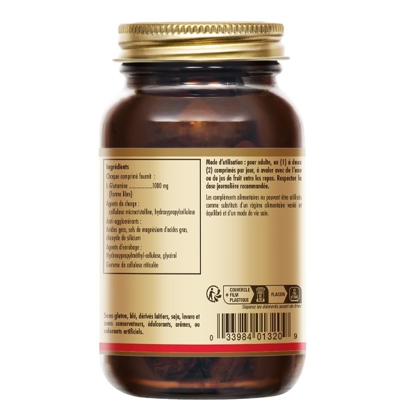 Solgar L-Glutamine 1000 mg comprimés