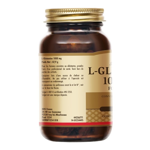 Solgar L-Glutamine 1000 mg comprimés
