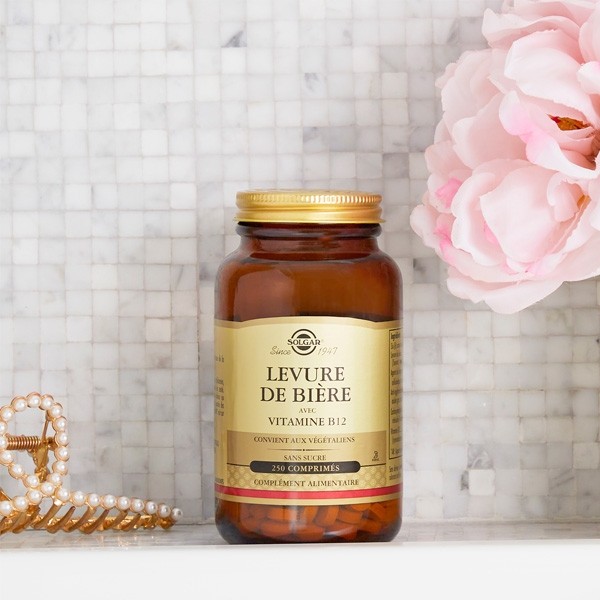 Solgar Levure de bière avec vitamine B12 comprimés