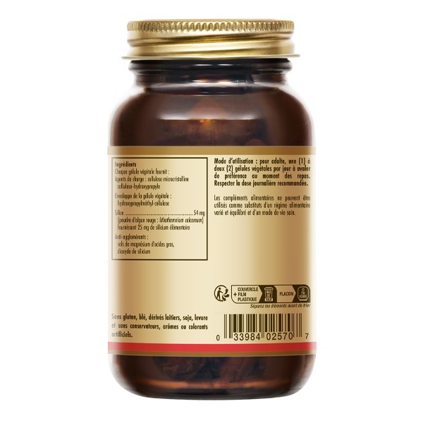 Solgar silice océanique gélules