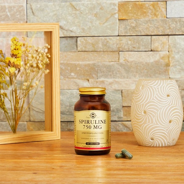 Solgar Spiruline 750 mg gélules