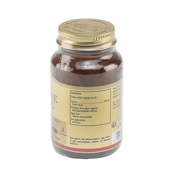 Solgar Taurine 500 mg gélules