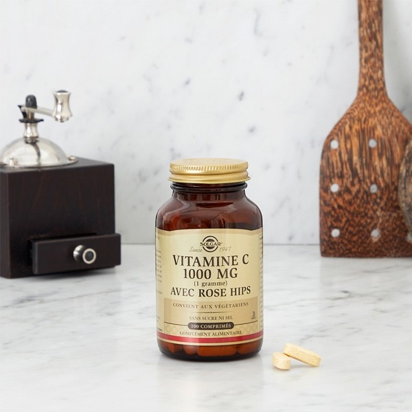 Solgar vitamine C 1000 mg avec Rose Hips comprimés
