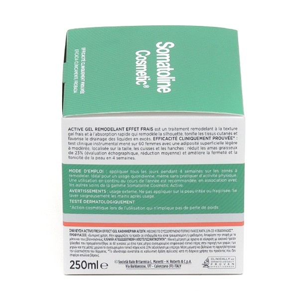 Somatoline Cosmetic Remodelant Active Gel effet frais