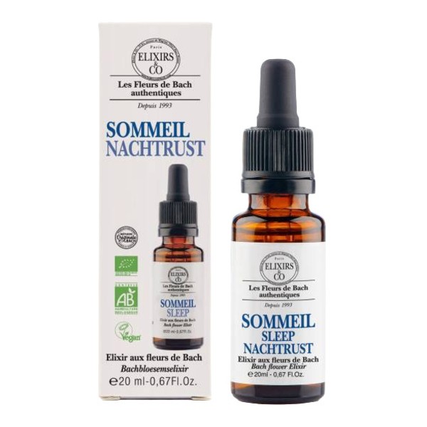 Elixirs and Co Fleurs de Bach Sommeil gouttes bio