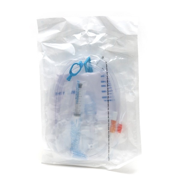 Système de drainage urinaire clos avec sonde à ballonnet