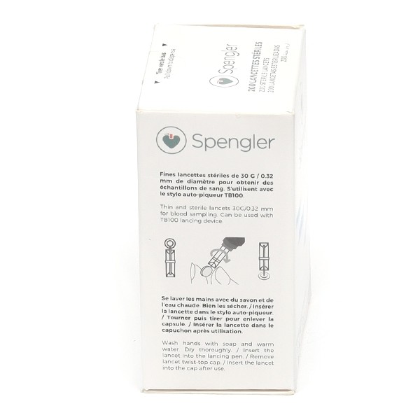 Lancettes stériles TB100 Spengler