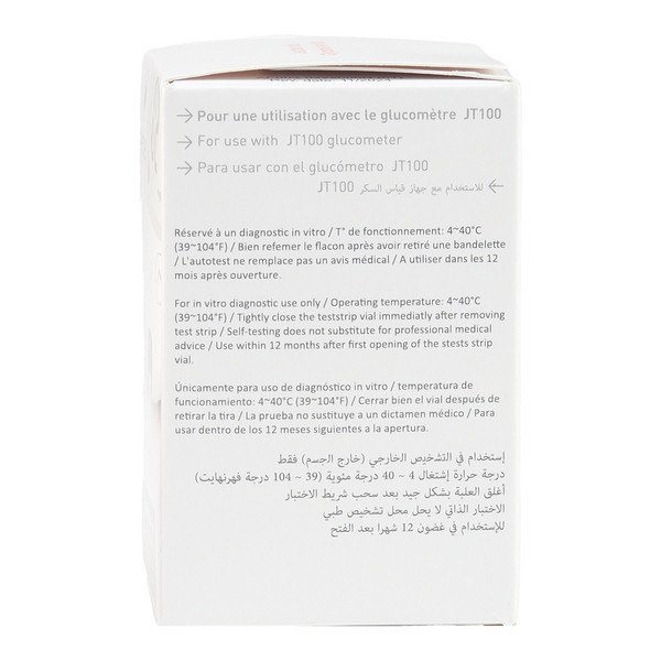 Bandelettes pour lecteur de glycémie Spengler JT100