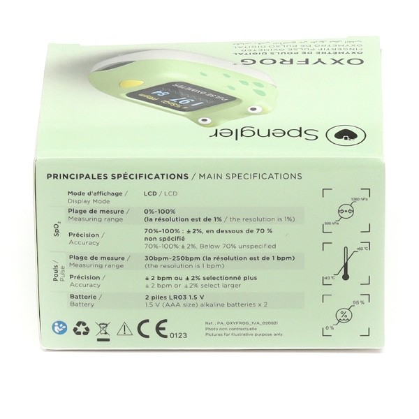 Spengler Oxymètre de pouls enfant Oxyfrog