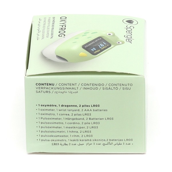 Spengler Oxymètre de pouls enfant Oxyfrog