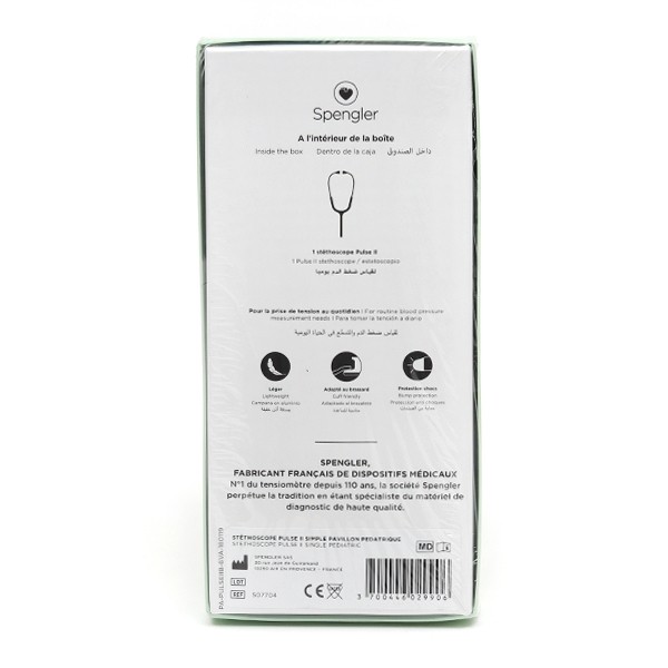 Spengler Stéthoscope pédiatrique Pulse II simple pavillon