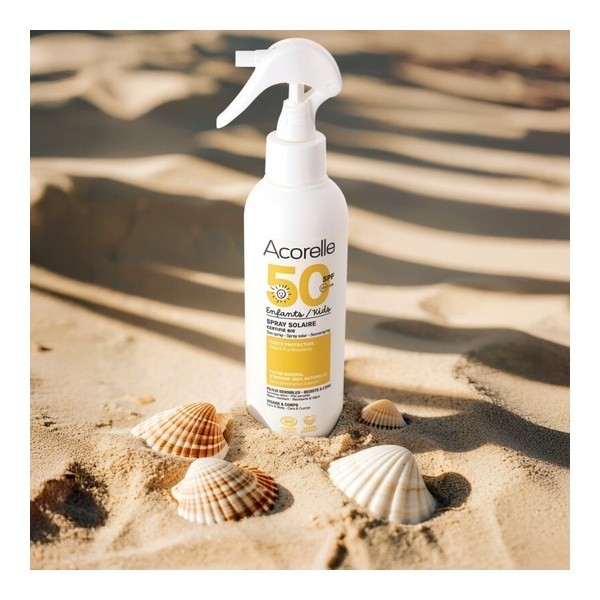 Acorelle Spray solaire enfant SPF 50 bio