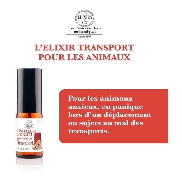 Elixirs and Co Fleurs de Bach Animaux spray Transport bio